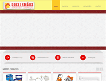 Tablet Screenshot of doisirmaos-construcao.com.br